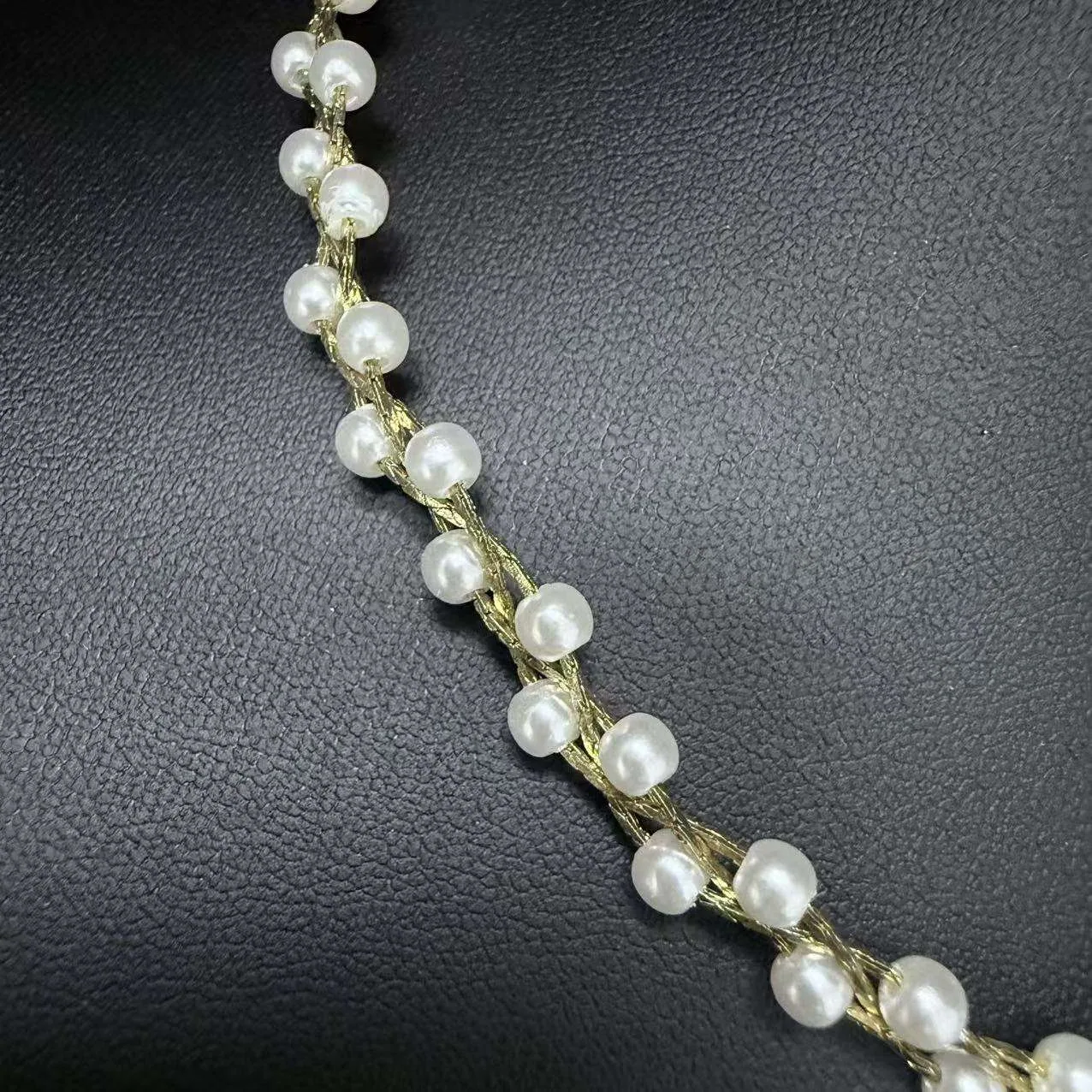 Imitation Pearls Necklace for Women Baroque Pearl Necklace Wedding Fine Designer Inspired Fancy Jewellery for Ladies view 3