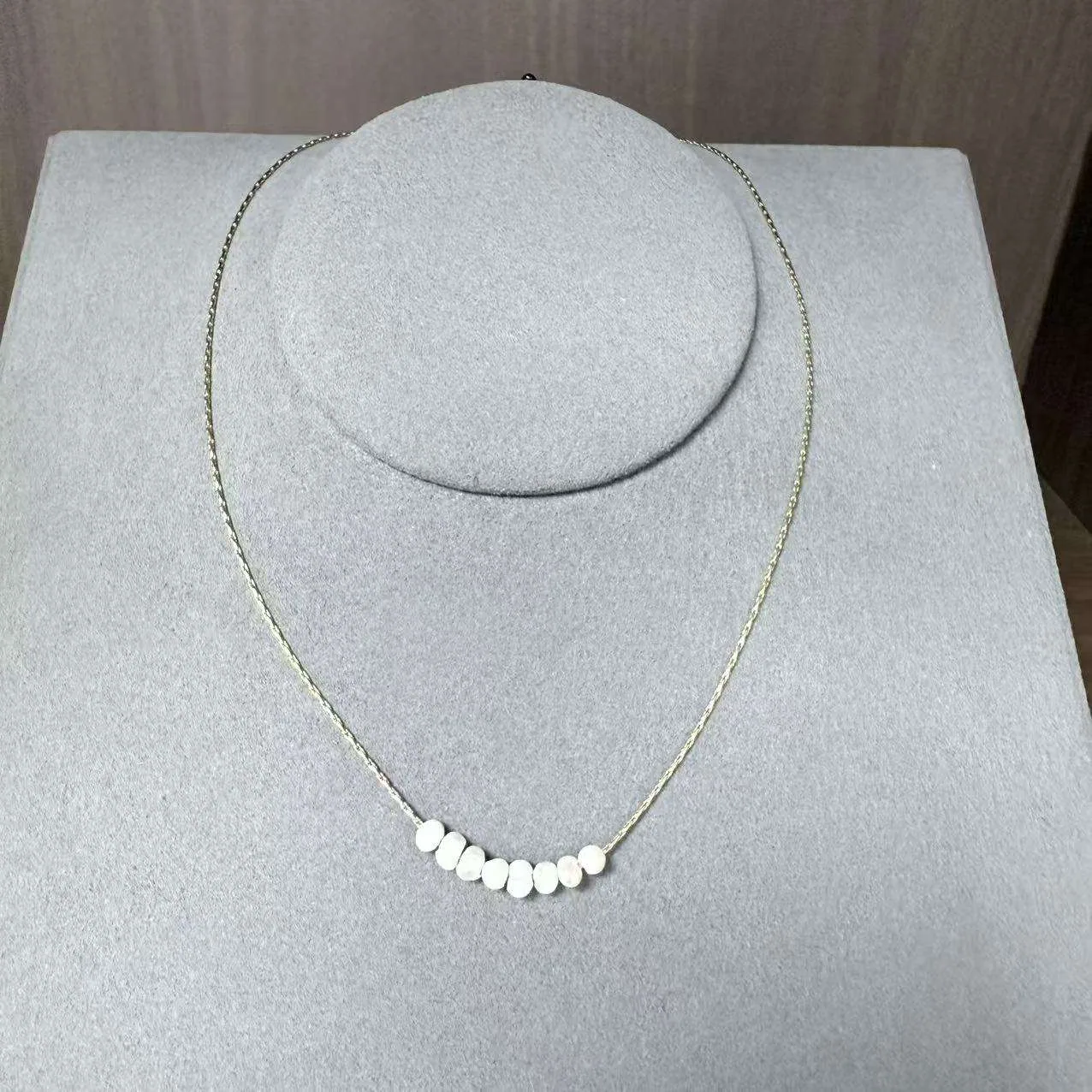 Wedding Fine Designer Inspired Fancy Jewellery for Ladies Imitation Pearls Simplicity Daily Costume Necklace view 2